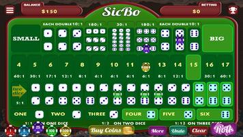 Casino Dice Game: SicBo capture d'écran 1