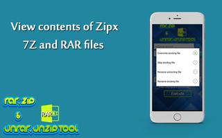 RAR, Zip & unrar, UnZip Tool capture d'écran 2