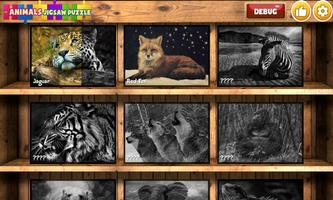 Animals Jigsaw Puzzles Affiche