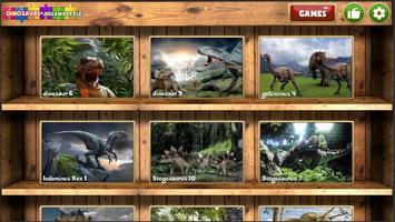 Dinosaurs Jigsaw Puzzle Affiche