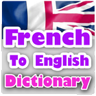 ikon Perancis Inggris Kamus Menterjemahkan