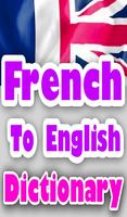 फ्रेंच अंग्रेज़ी शब्दकोश अनुवाद करना पोस्टर