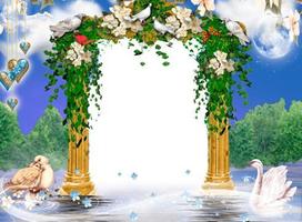 Beautiful Frames Photo Montage plakat