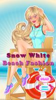 Snow White Beach Fashion Affiche