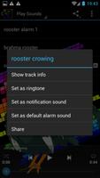 Rooster réveil sonore capture d'écran 2