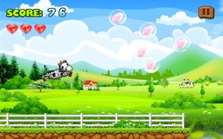 Cow Run: Chicken and Farm Game capture d'écran 2
