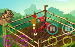 Blocky Boxing 3D - Punch Wrestling capture d'écran 2