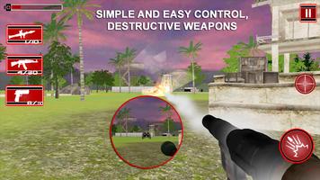 برنامه‌نما Commando Adventure Sniper 3D عکس از صفحه