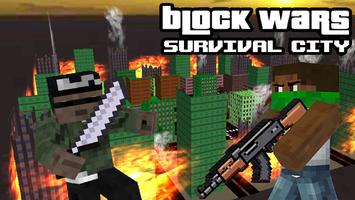 Block Wars: Survival City Affiche