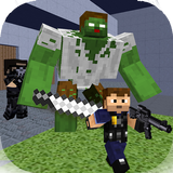 Mutant Block Zombie Attack icône