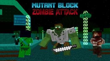 Mutant Block Zombie Attack poster