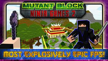Mutant Block Ninja Games 2 Affiche