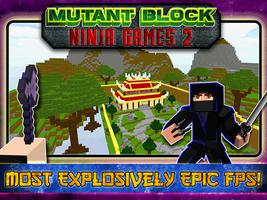 Mutant Block Ninja Games 2 ภาพหน้าจอ 3