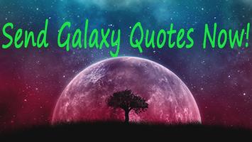Galaxy Quotes Affiche