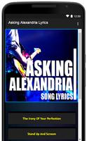 Asking Alexandria Lyrics Affiche