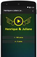 Henrique e Juliano Letras de Musicas capture d'écran 1