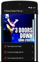 Best Of 3 Doors Down Lyrics poster