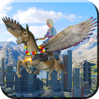 Flying Animal Donkey Simulator simgesi