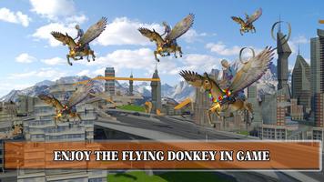 Flying Animal Donkey Simulator Ekran Görüntüsü 2