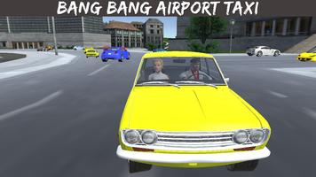 Modern airport taxi driving 3d capture d'écran 3
