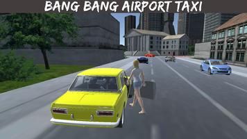 Modern airport taxi driving 3d capture d'écran 1