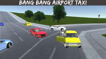 Modern airport taxi driving 3d capture d'écran 2