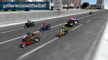 City Police Vs Motorbike Thief Cartaz