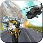 Gunship Thief Attack:Bike Race ไอคอน