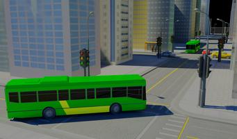 Traffic Bus Drive Simulator 3D screenshot 1