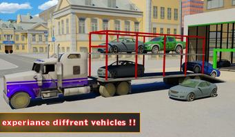Vehicles Transporter Big Truck اسکرین شاٹ 1