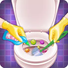 Bathroom Cleaning-Toilet Games APK download