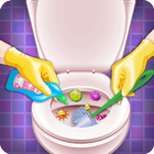 آیکون‌ Bathroom Cleaning-Toilet Games