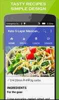Keto Diet app : Best Low Carb & Keto Recipes تصوير الشاشة 1