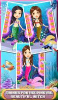 Ocean Mermaid Salon & dressup poster