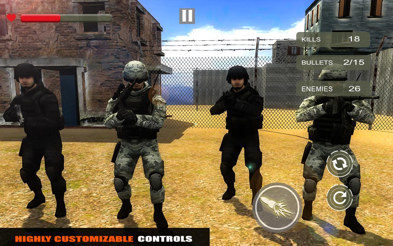 igi modern swat commando 3d apk screenshot