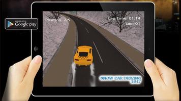 Snow Car Driving 2017 الملصق