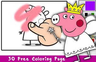 Coloring Peppa for Cartoon Pig screenshot 2