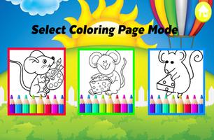 Color mick Coloring Page Mouse captura de pantalla 1