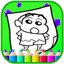 Art Shin chan Coloring Page Cartoon Game APK