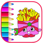 Draw Coloring Shopkins Book icône