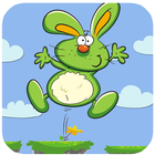 Rabbit Bunny Jumping Game Zeichen