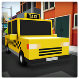 Modern Taxi Simulator Pixel 3D icon