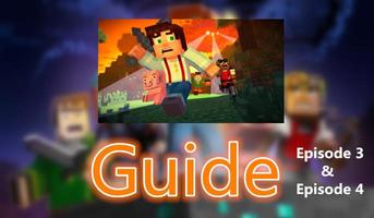Guide Minecraft Story Mode 3-4 Affiche