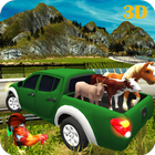 Farm Animals Transporter 3D icône