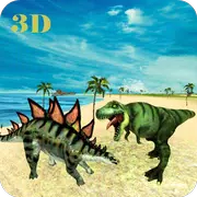 TRex Jurassic Dinosaur Sim 3D