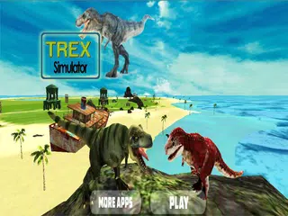 TRex Jurassic Dinosaur Sim 3D APK download