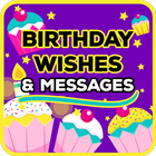 Los deseos del cumpleaños y mensajes icono