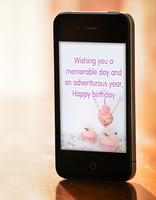 Los deseos del cumpleaños y mensajes captura de pantalla 1