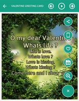 Valentine Greeting Card syot layar 1