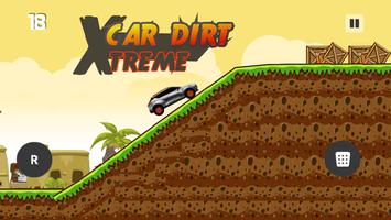 Car Dirt Hill Climb Race Affiche